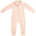 MON CHOU 100% Organic Pima Cotton Baby Pajamas – Snug Fit Long Sleeve Fold-Over Mittens & Convertible Footie with 2-Way Zipper for Boys & Girls, Sizes 0–18M (Bloom, 3-6 Months)