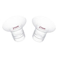 2pcs Flange Inserts 21mm for 17mm-20mm Nipple Size,Fits for Momcozy S12 Pro/S9 Pro/M5,S9/S12/S19/S21/S23,Elvie,Willow,lansinoh,Medela,Spectra,TSRETE,kmaier,MomMed Breastpump 24mm Flange,Down to 21mm