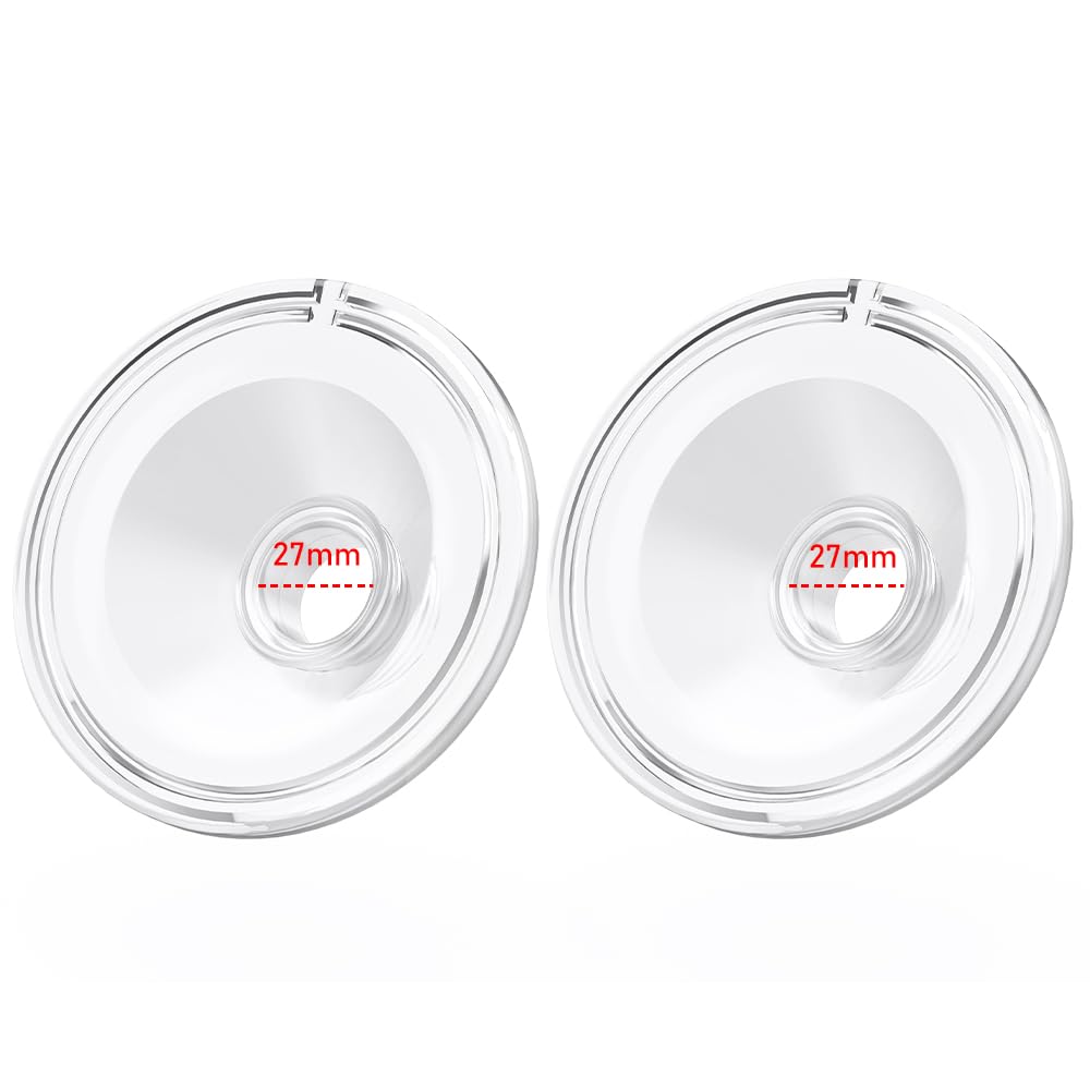 2pcs Silicone Flange 21mm Compatible with Momcozy S12 Pro/S9 Pro/S12 Breast Pump,TSRETE S12/Kmaier S12 Wearable Breast Pumps, Shield 21mm Flange Parts