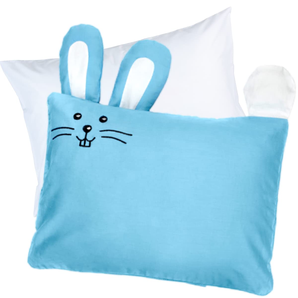 kinder Fluff Toddler Pillow 2X (No Pillowcase Needed) Kids Pillow, XS