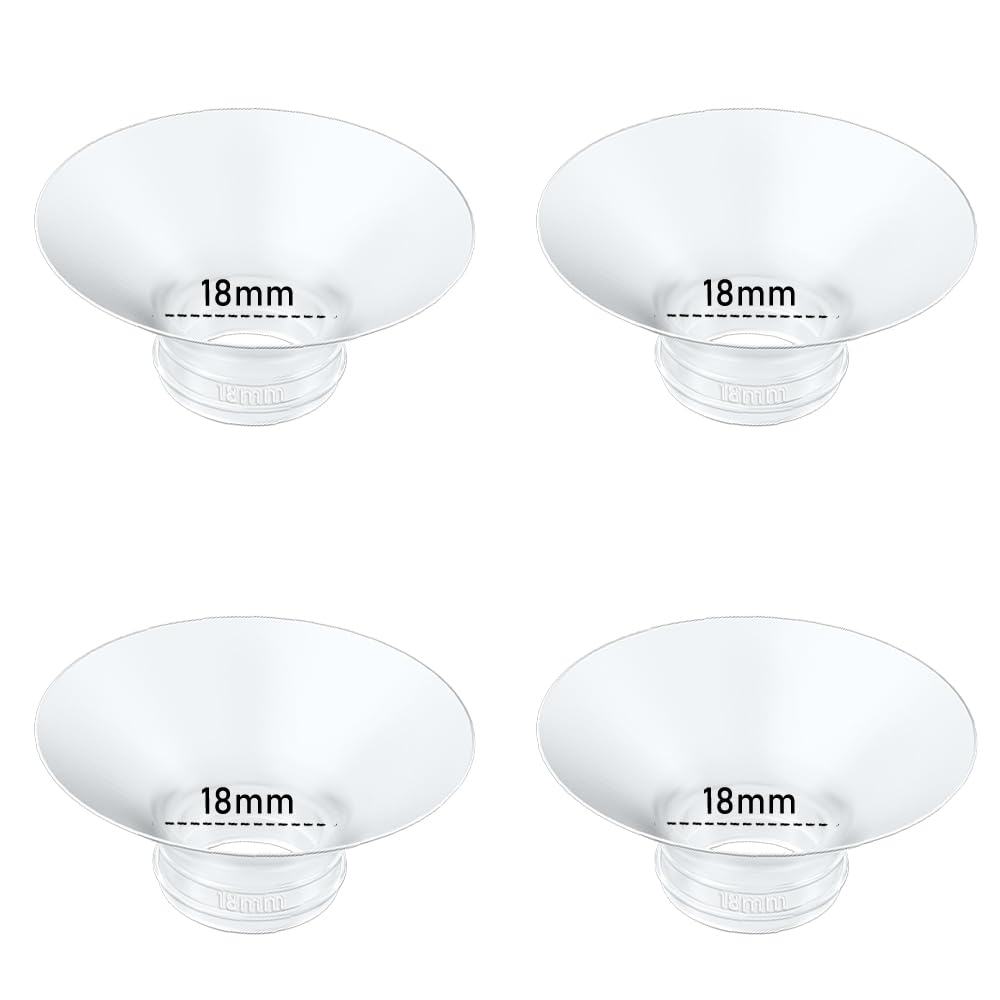 IVARONAL Flange Insert 2PCS 14mm Compatible with Momcozy M9/M6/M5/S12 Pro/V1 Pro/V2 pro, Spectra/Medela/Elvie/NCVI/TSRETE/eufy/Lansinoh/Paruu/MomMed Breast Pump 24mm Shields/Flanges (2pcs-14mm)