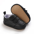 Clowora Baby Boys Girls Shoes Non-Slip Rubber Sole Sneakers Infant First Walking Toddler Crib Shoes Newborn Loafers Flats. (08/Black,0-6 Months)