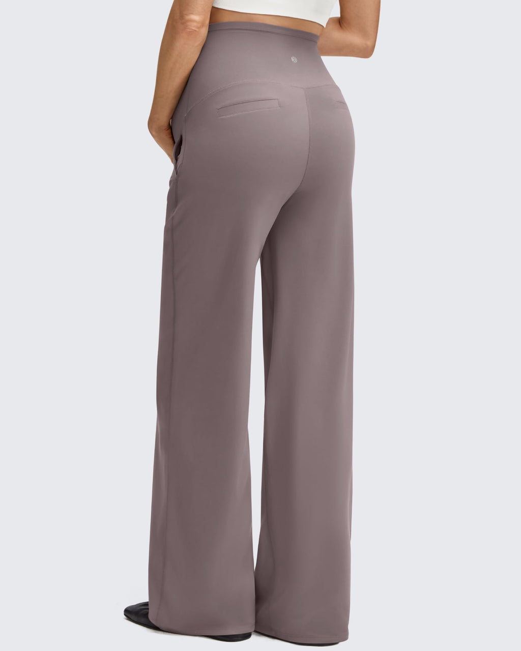 G4Free Pregnancy Pants with Pockets Maternity Clothes,Taupe,XS,Tall