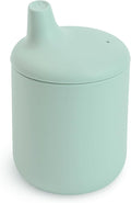 mushie 100% Silicone Baby Sippy Cup | 6 Months+ (Cambridge Blue)