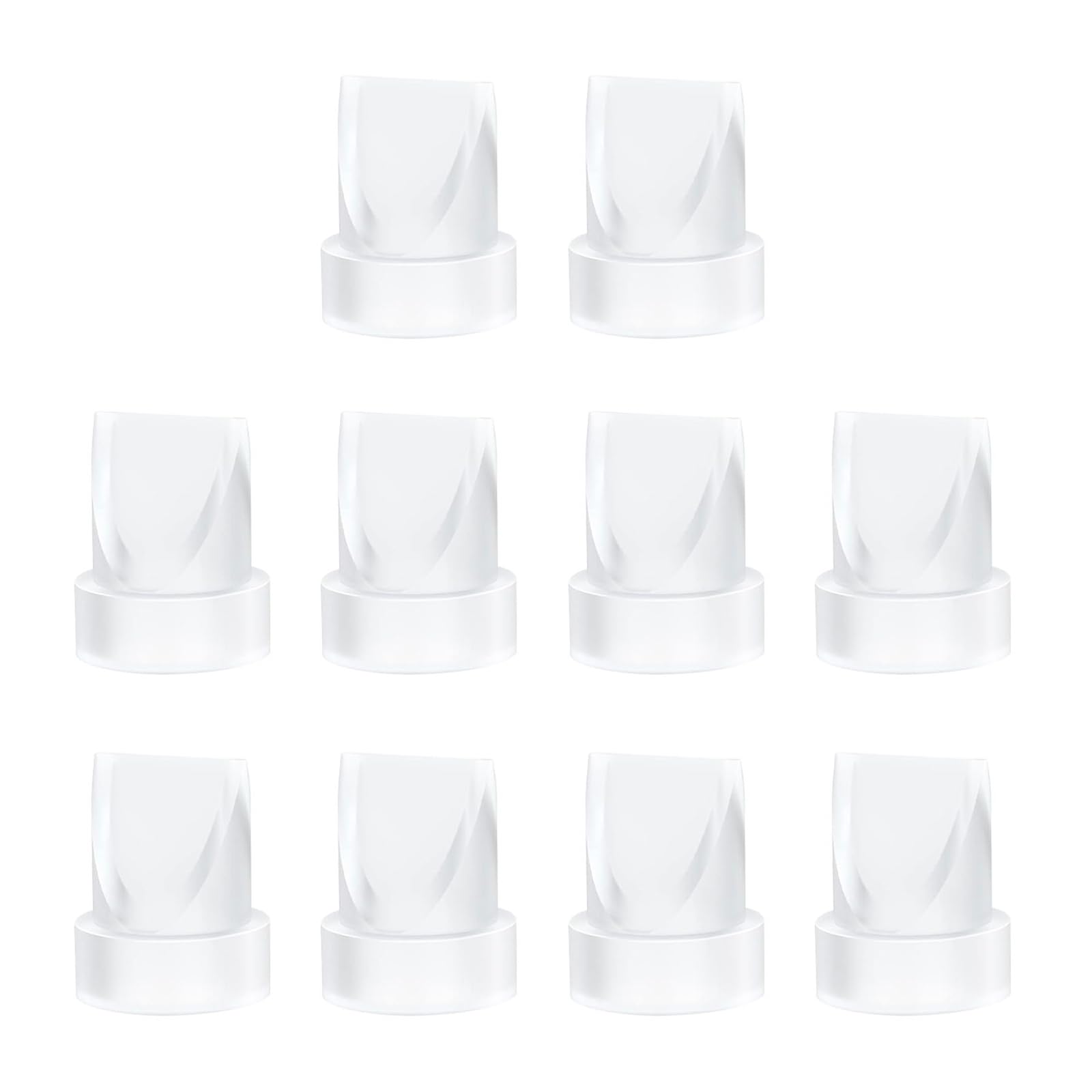 10 PCS Silicone Duckbill Valve Compatible with Momcozy M5 Wearable Breast Pump, Designed for M5 Electric Breast Pump Replacement Parts, Pumping Breastfeeding Essential Accessories for New Moms