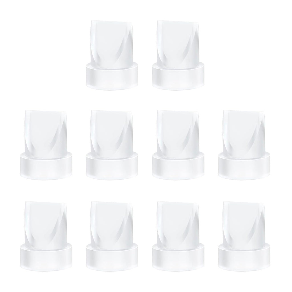 10 PCS Silicone Duckbill Valve Compatible with Momcozy M5 Wearable Breast Pump, Designed for M5 Electric Breast Pump Replacement Parts, Pumping Breastfeeding Essential Accessories for New Moms