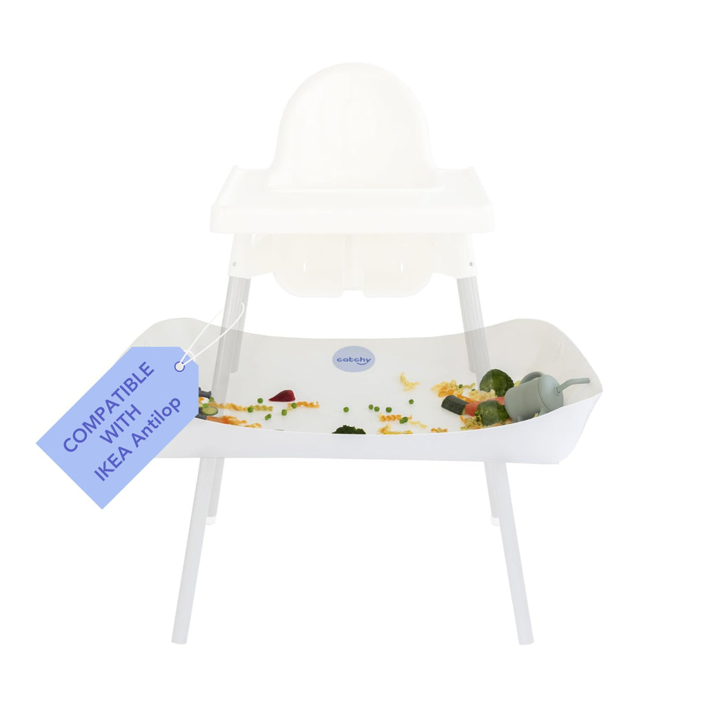 CATCHY - Food Catcher - Compatible with IKEA Antilop High Chair + 11 Other High Chairs - Highchair Sold Separately - Baby & Toddler Food & Mess Catcher - Under High Chair Accessory
