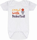 ChalkTalkSPORTS Basketball Baby & Infant One Piece | Basketball Theme Bodysuits