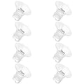 Update Flange Insert 15/17/19/21mm 8pcs for 24mm Flange/Shield of Most Pumps, Silicone Flanges Insert for Momcozy/Medela/Spectra/Eufy/Lansinoh/TSRETE/Elvie/NCVI/Paruu, Breastfeeding Essentials Kit