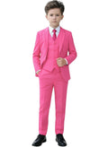 YuanLu Boys Hot Pink Suits Kids Easter Tuxedo Toddle Slim Fit Outfit Size 6
