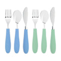 Elk and Friends Kids/Toddler Silverware with Silicone Handles | 6pcs