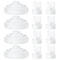 GOTOCUT 12 Pack Replacement Parts for Momcozy M5 Breast Pump, Replace to Mom Cozy M5 Duckbill Valve Diaphgram, Breastfeeding Essential Accessories