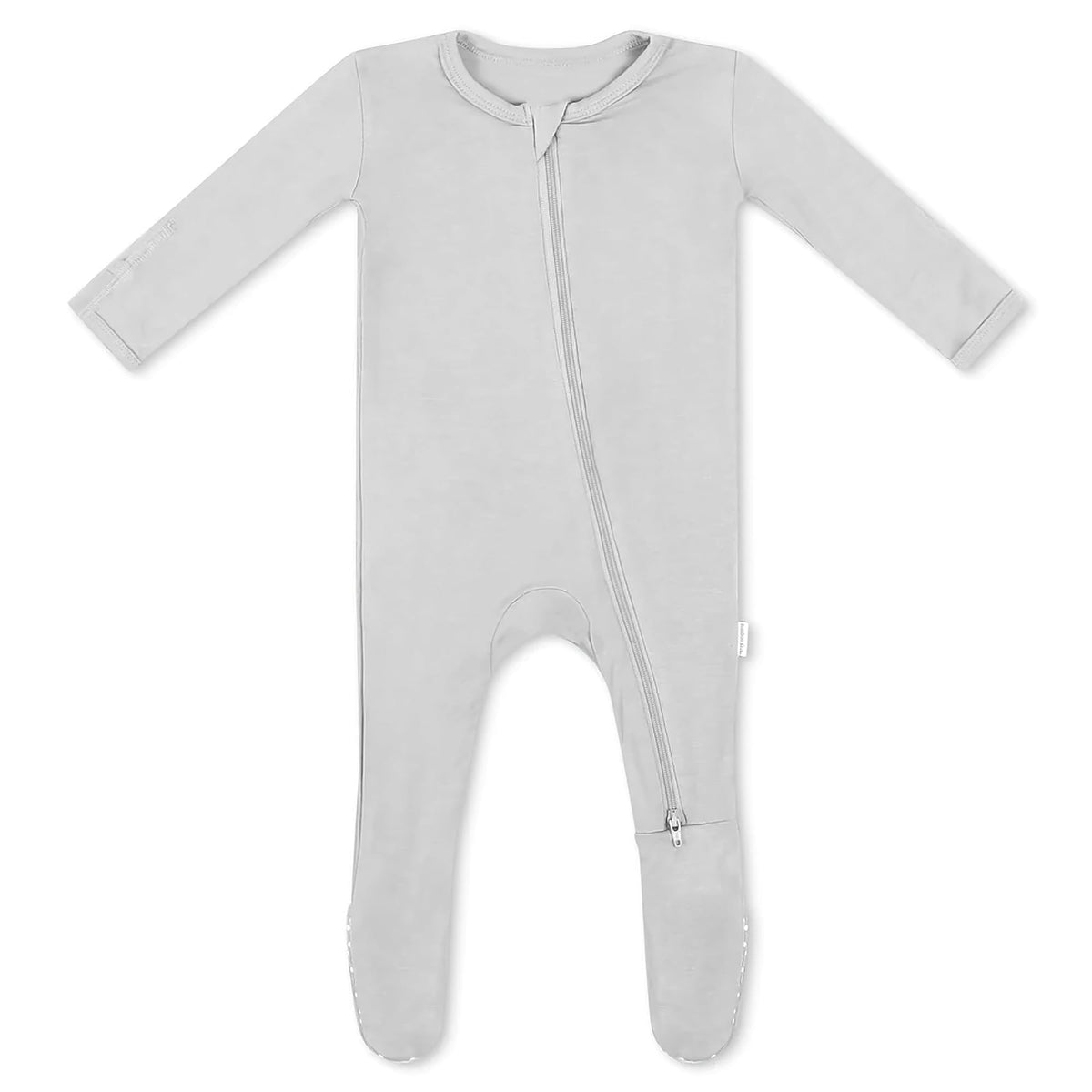 Bamboo Little Soft Baby Footie Pajamas, Baby Clothes, Newborn Sleepers, 95% Viscose and 5% Spandex, Cashmere Blue, 9-12 Months
