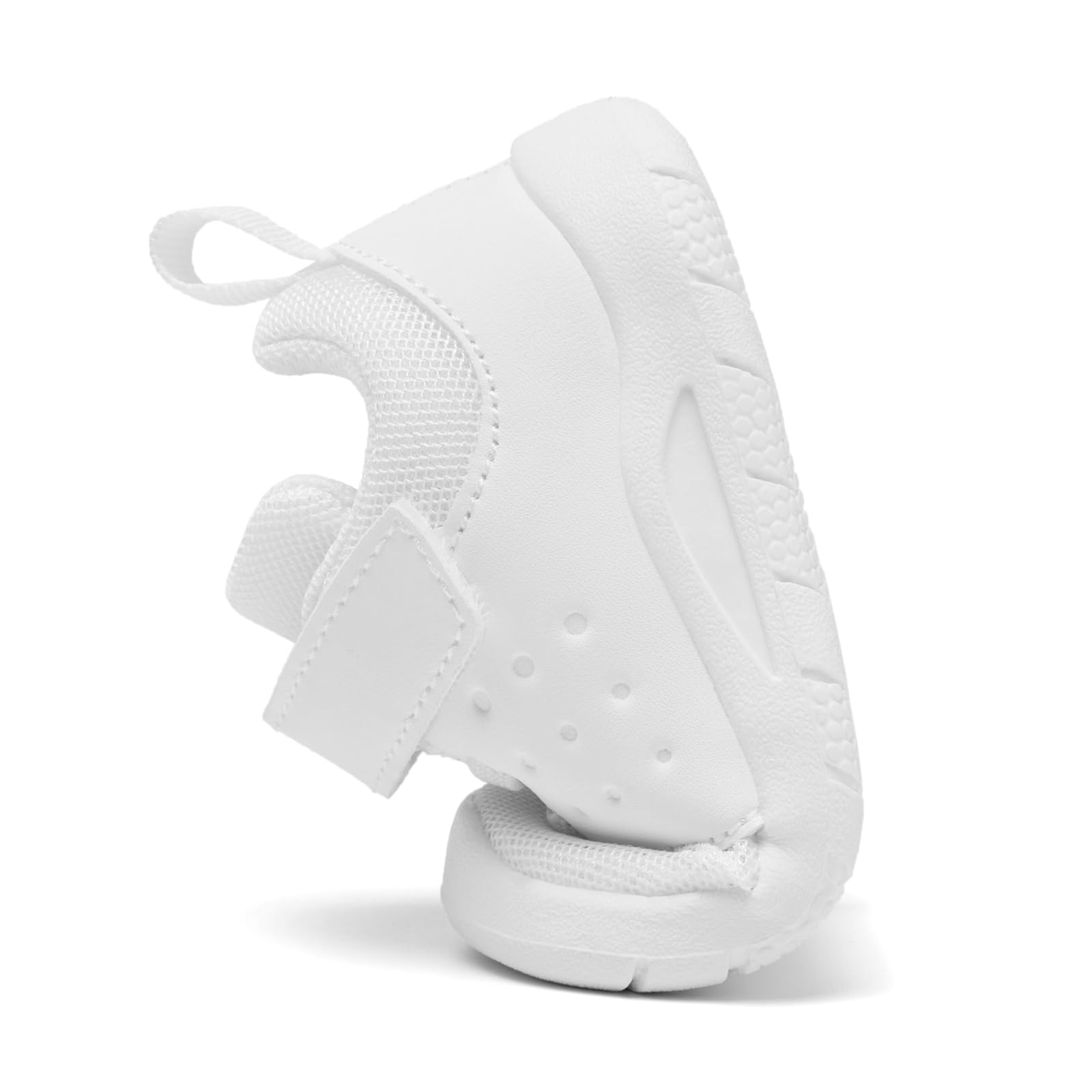 MORENDL Toddler Baby Shoes 0-4 Years Boy Girl Lightweight Breathable Non-Slip Sports Sneakers Running Walking Tennis Barefoot Shoes White 12-15Months