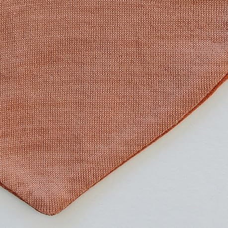 Woolino Merino Wool Baby Bibs - Highly Absorbent Bandana Bib with Cotton Outer Layer and Merino Wool Inner Layer - Pack of 2