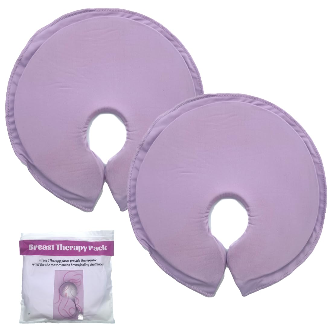 Reusable Breast Therapy Pack, Breast Ice Packs, Breastfeeding Essentials, for Breastfeeding Relief, Nursing Pain, Engorgement, Swelling Augmentation, Mastitis, Mastectomy Recovery, 2 Pack, Green