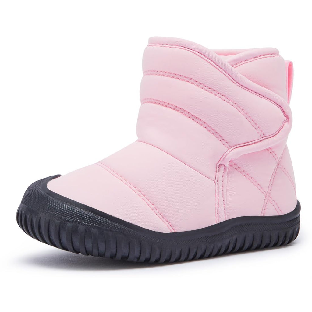 BMCiTYBM Toddler Baby Snow Boots Winter Shoes Boys Girls Cold Weather Baby Faux Fur Shoes Pink Size 8
