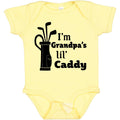 inktastic I'm Grandpa's Lil' Caddy- Golf for Kids Baby Bodysuit 6 Months Banana 2c4dc