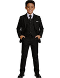 Kids Suits for Teen Boy Wedding Outfit Slim Fit Black Boys Suit Size 16
