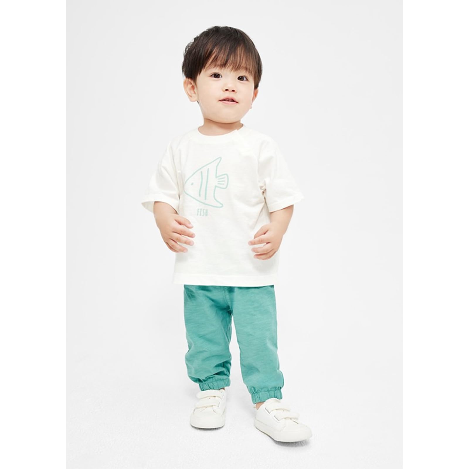 WATOCHE Toddler Boy Cotton Pants 3 Pack Long Bloomers