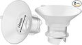 2pcs Upgraded Flange Inserts 14mm Compatible with Momcozy/Medela/Spectra/eufy/Elvie/Lansinoh/TSRETE/Paruu Wearable Pump with 24mm Shields/Flanges, Reduce 24mm Nipple Tunnel Down to 14mm