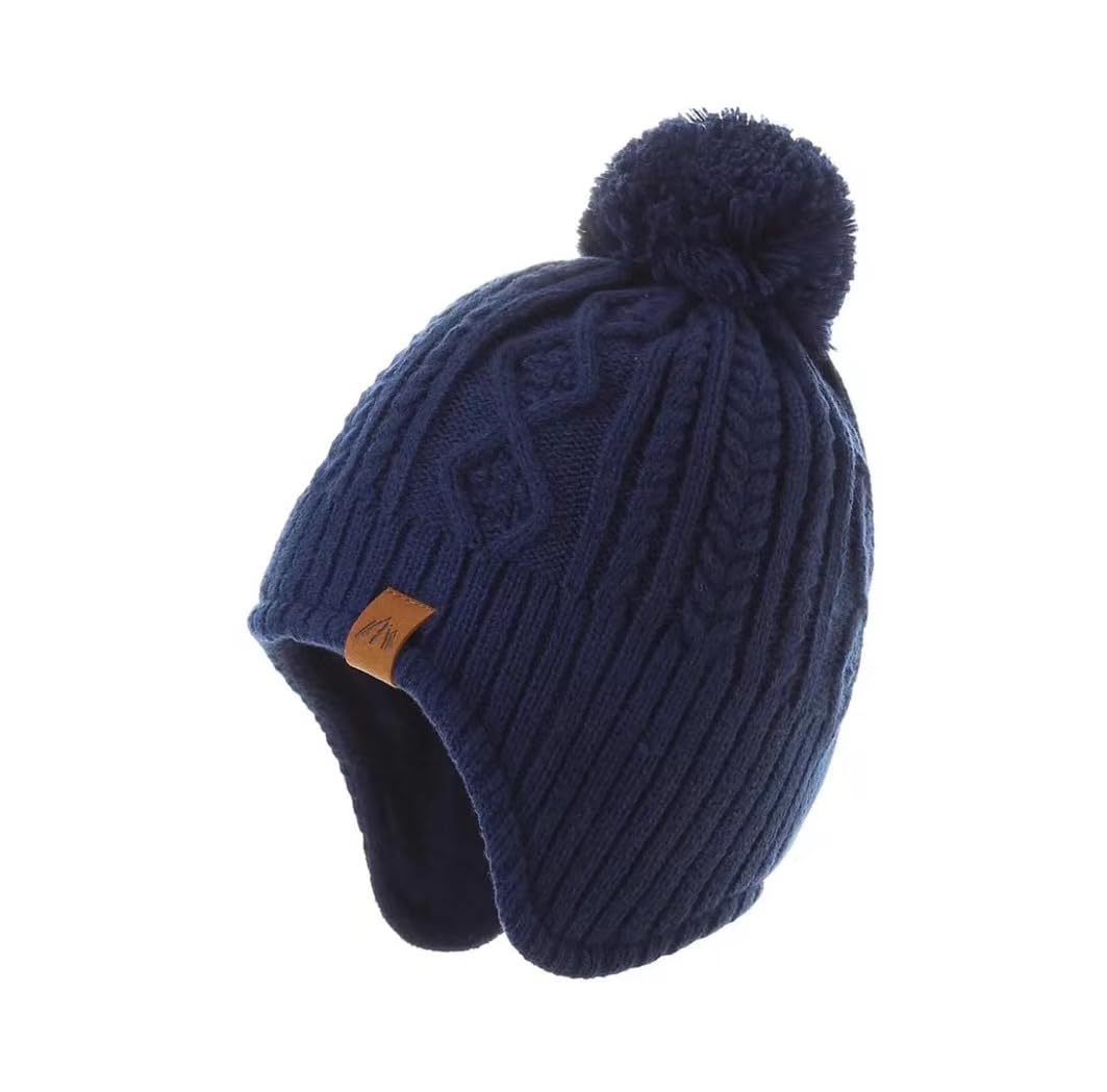 Moon Kitty Toddler Winter Hats for Boys Baby Boy Beanie Hats Earflap