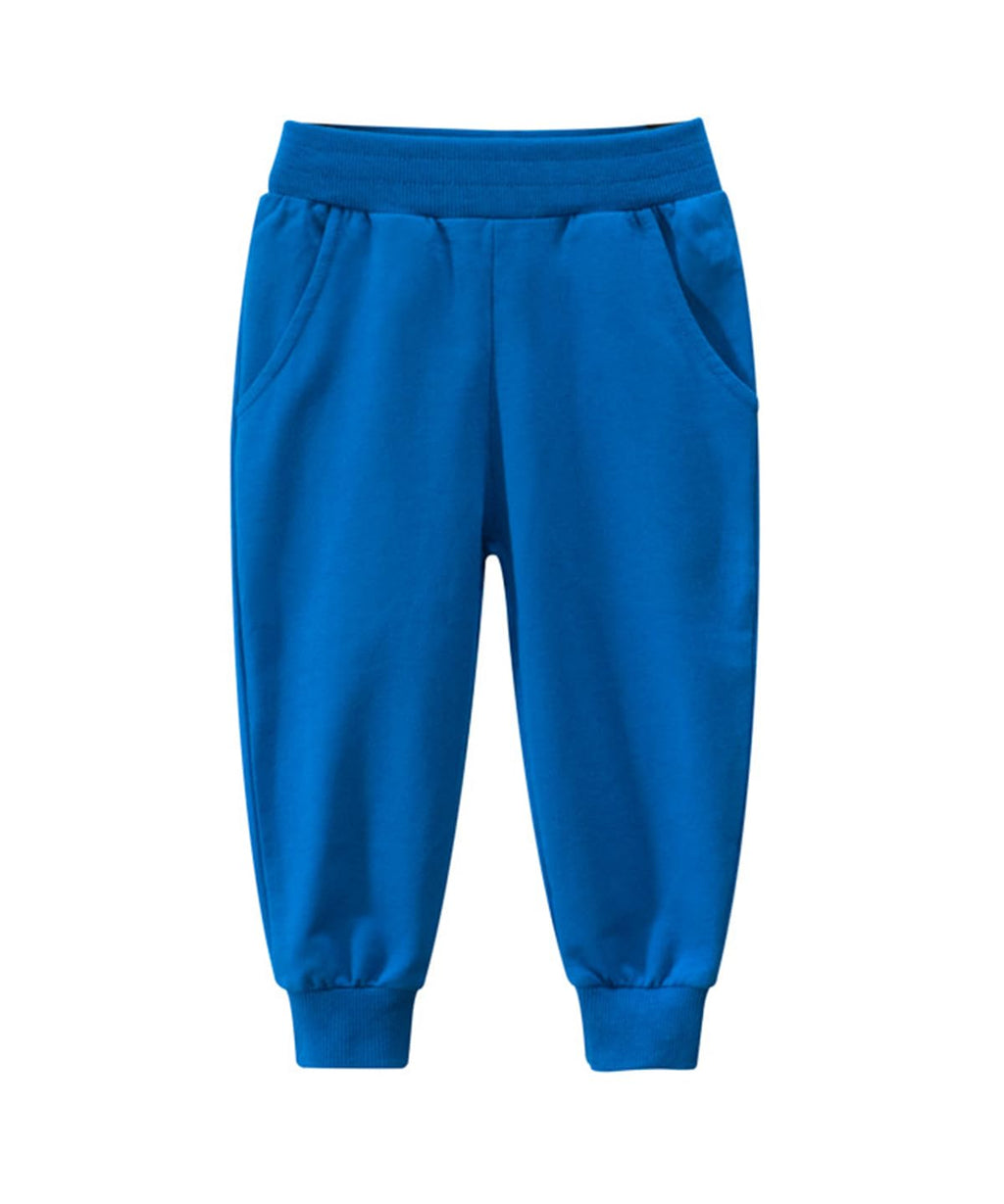 GFQLONG Toddler Boys Pants 100% Cotton Joggers Sweatpants 18-24 Months