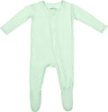Bamboo Little Soft Baby Footie Pajamas, Baby Clothes, Newborn Sleepers, 95% Viscose and 5% Spandex, 0-24 Months