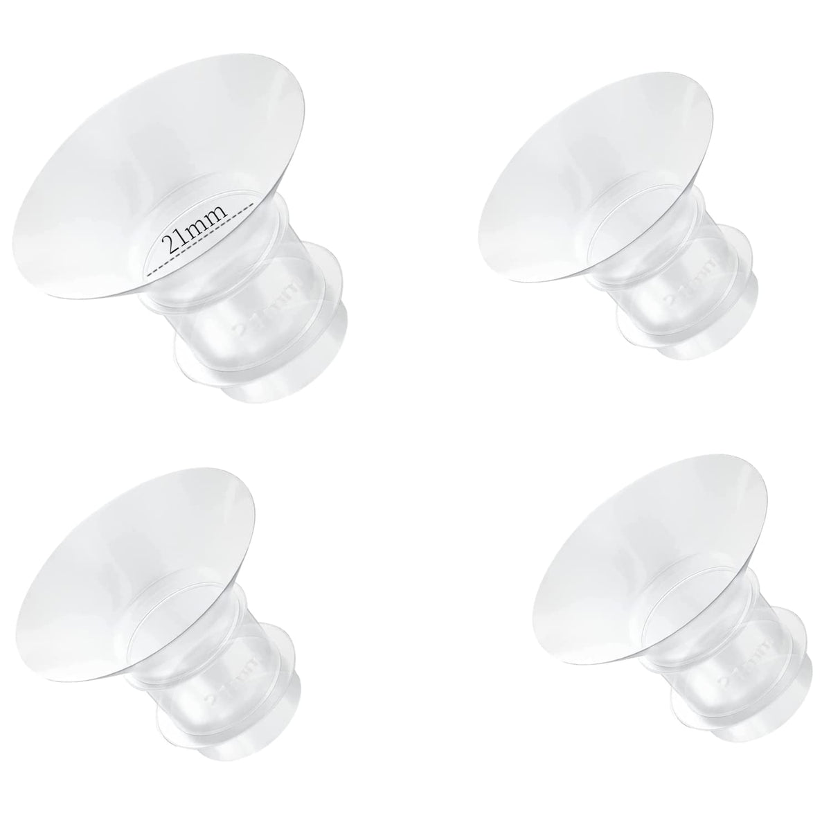 Flange Inserts 15mm for Medela,Spectra 24mm Shields/Flanges,Compatible with Momcozy S12 Pro/S9 Pro/S9/S12 Wearable Breast Pump,Reduce 24mm Nipple Tunnel Down to 15mm,4PCS