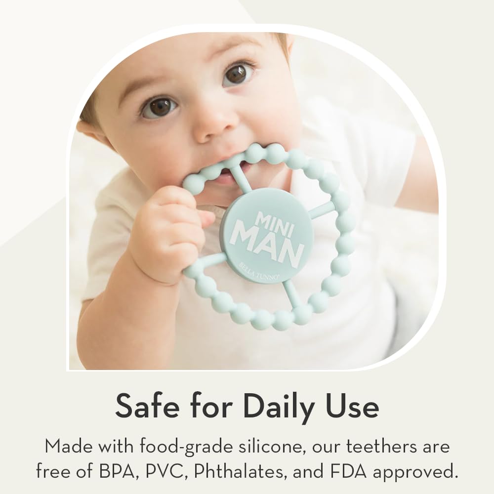 Baby Teether by Bella Tunno, Silicone Teethers for Babies 3-6 Months, 6-12 Months, Baby Toys, Pacifier, Teething Relief, Boys, Girls, Cowboy