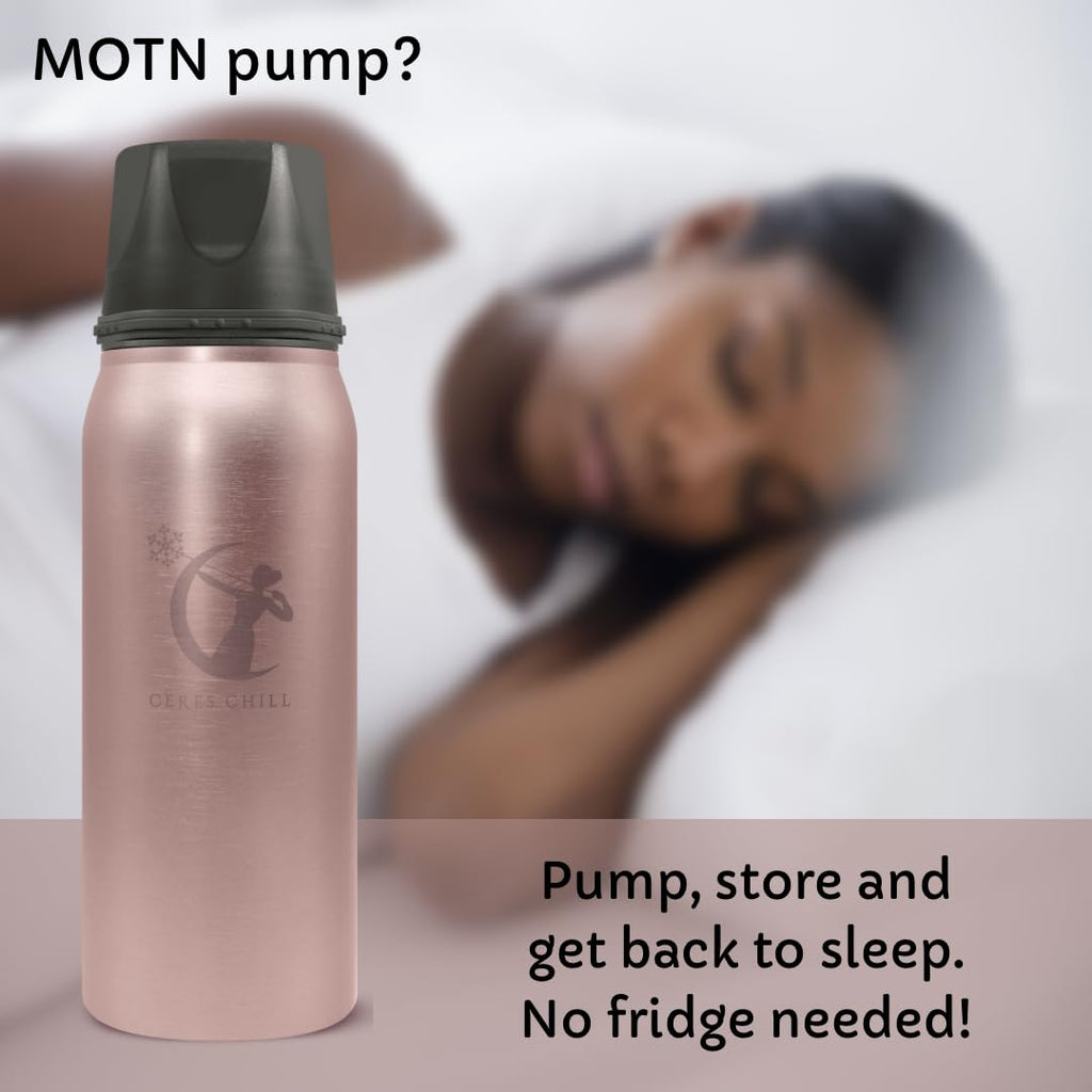 CERES CHILL OG Breastmilk Chiller & Warmer – 12–34oz Portable Breast Milk Cooler, Storage & Baby Bottle for Travel, Work or On-The-Go – Pump Compatible Container – You’re So Golden