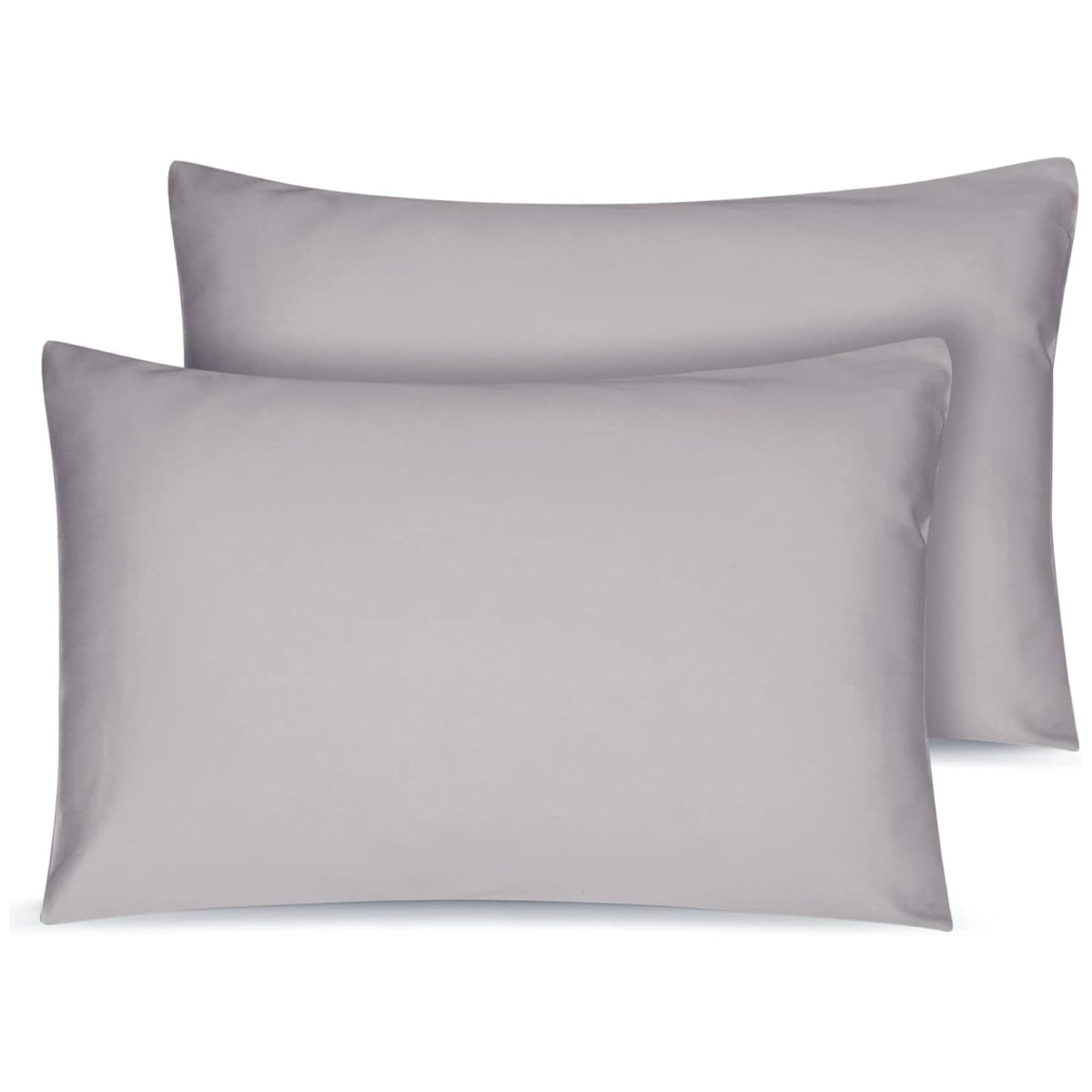 Organic Cotton Toddler Pillowcase 2 Pack, 14 x 20 Travel Pillow Case Cover for Babies, Kids, Boys and Girls, Soft and Breathable Small Pillow Cases with Envelope Closure, Dark Grey