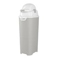Foundations Tall Diaper Pail with Airtight Lid, Gray