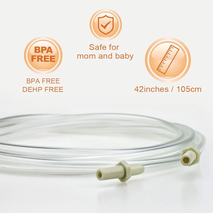 Maymom Breast Pump Kit Compatible with Medela Pump in Style Advanced Pump; 2xTwo-Piece 19mm Breastshield, 2 Valve, 4 Membrane, 2 Replacement Tubing; Replacement Part for Medela Shield, Silicone Valve