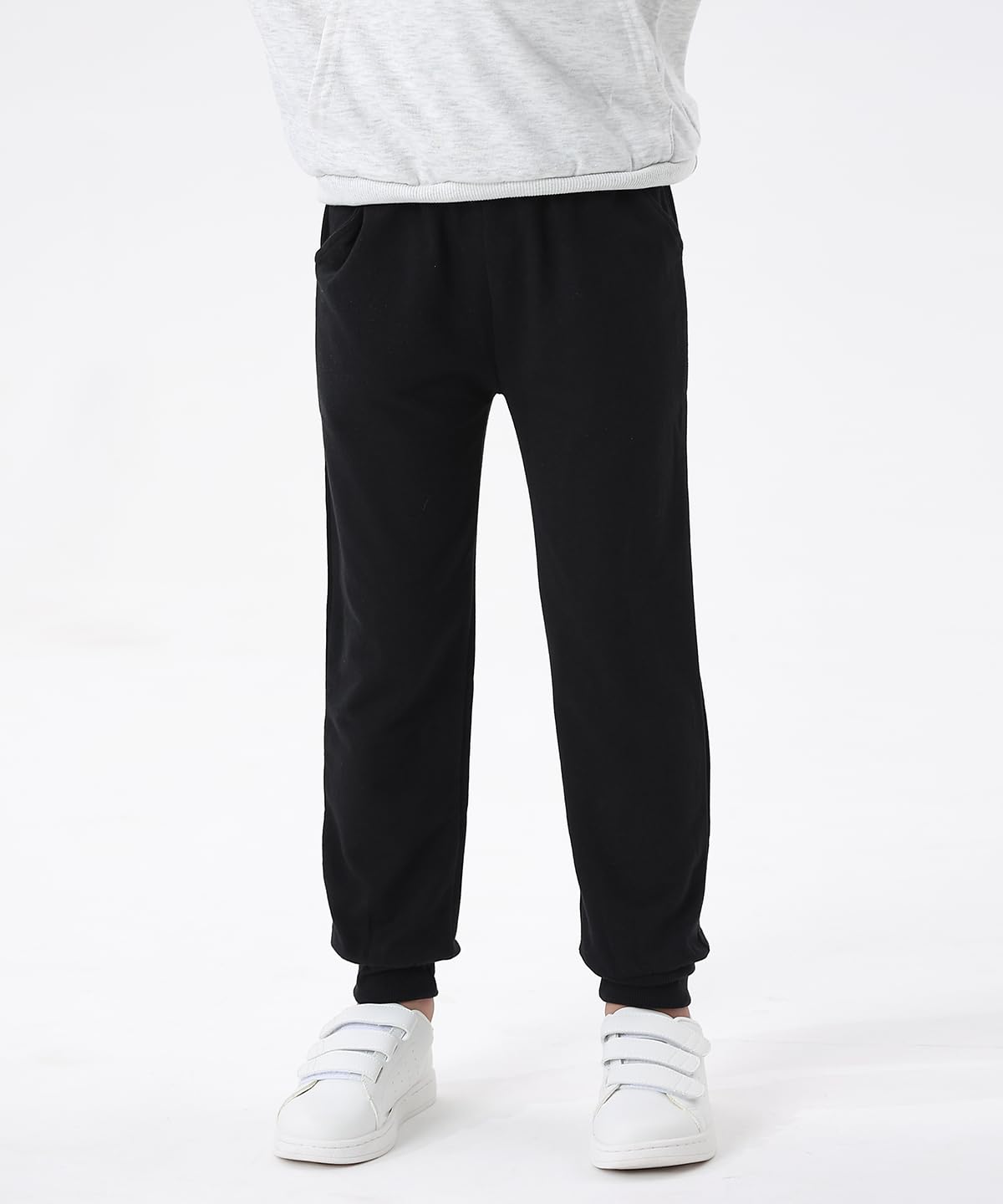 GFQLONG Toddler Boys Pants 100% Cotton Joggers Sweatpants with Pockets 4-5T