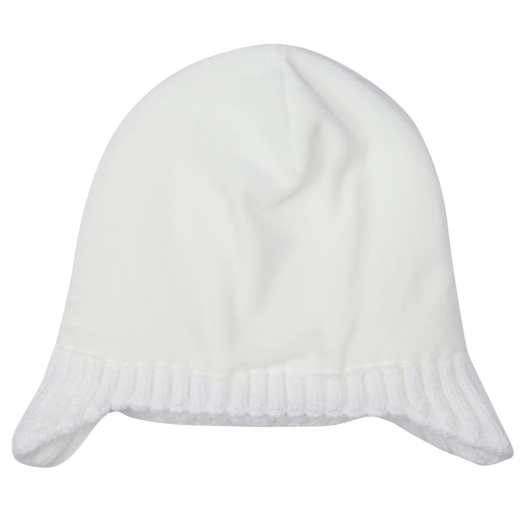 MaxNova Winter Knit Baby Hat 6-12 Months,12-36 Months White