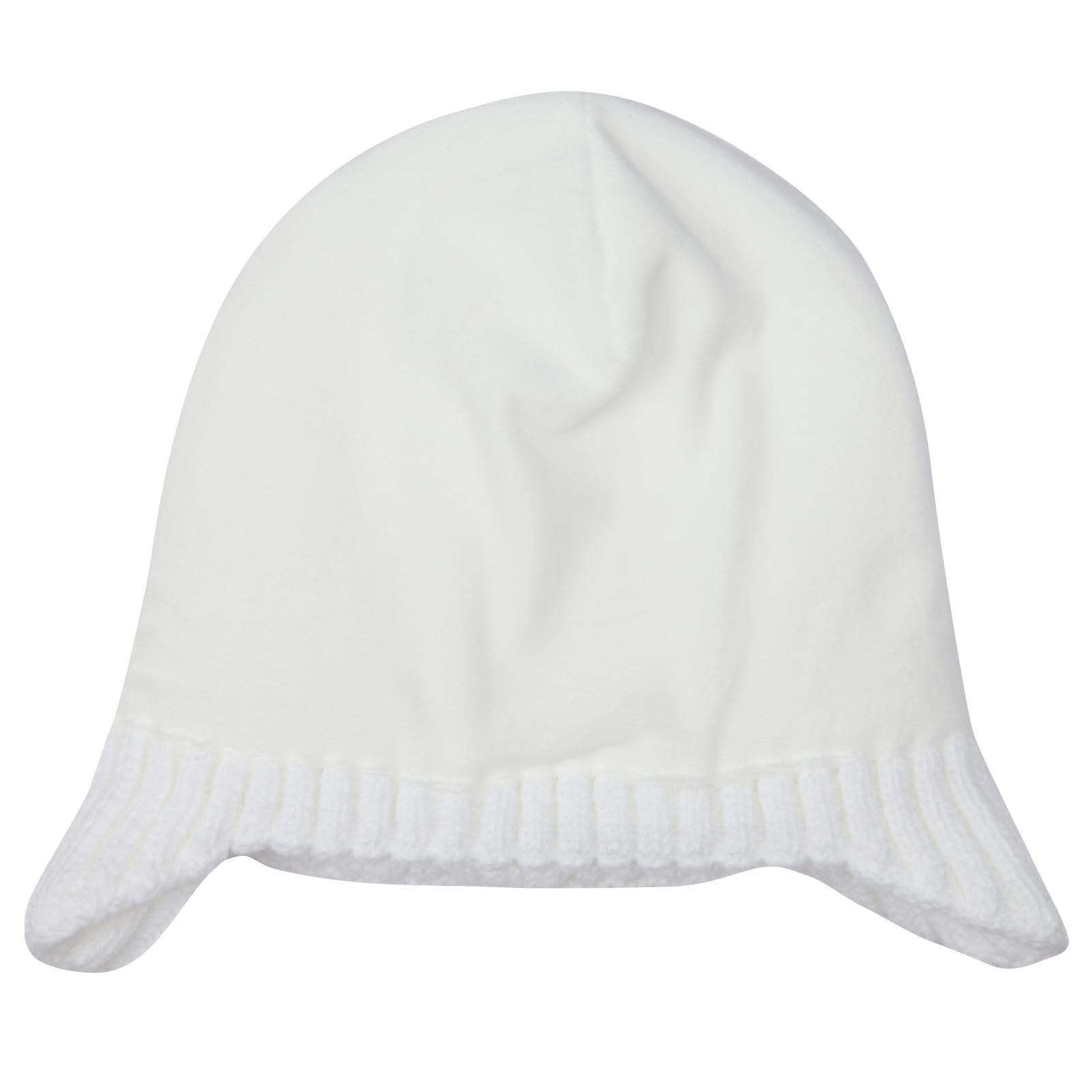 MaxNova Winter Knit Baby Hat 6-12 Months,12-36 Months White