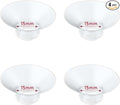 Flange Insert 4PCS 15mm Compatible with Momcozy M9/M6/M5/S12 Pro/V1 Pro/V2 pro, Spectra/Medela/Elvie/NCVI/TSRETE/eufy/Lansinoh/Paruu/MomMed Breast Pump 24mm Shields/Flanges (4pcs-15mm)