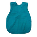 BapronBaby Minimalist Teal Bapron - No Neck Tie Safer Bib for Baby & Toddler - Soft Waterproof Stain Resistant - Machine Washable - Sz Baby/Toddler 6m-3T