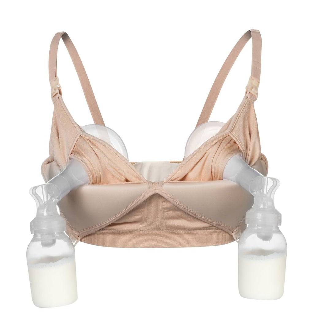 Simple Wishes Pumping Bra Hands Free, Molded Cup Nursing Bra