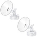 2pcs 14mm Flange Compatible with Spectra S1 S2 9 Plus Synergy Gold Ameda MYA Motif Luna Breast Pump, Replacement to Spectra Pump Parts, Breast Pump Shields 14mm Replace S1 S2 Parts