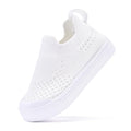 BMCiTYBM Toddler Walking Shoes Baby Boy Girl Barefoot Sneakers White Size 8