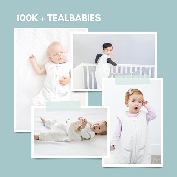 Tealbee Dreamsuit Toddler Sleep Sack with Feet – Walker Sleep Bag with Legs, Rayon made from Bamboo, All Season 1.2 TOG, 2-Way Zipper, 3T-4T - Love Milk