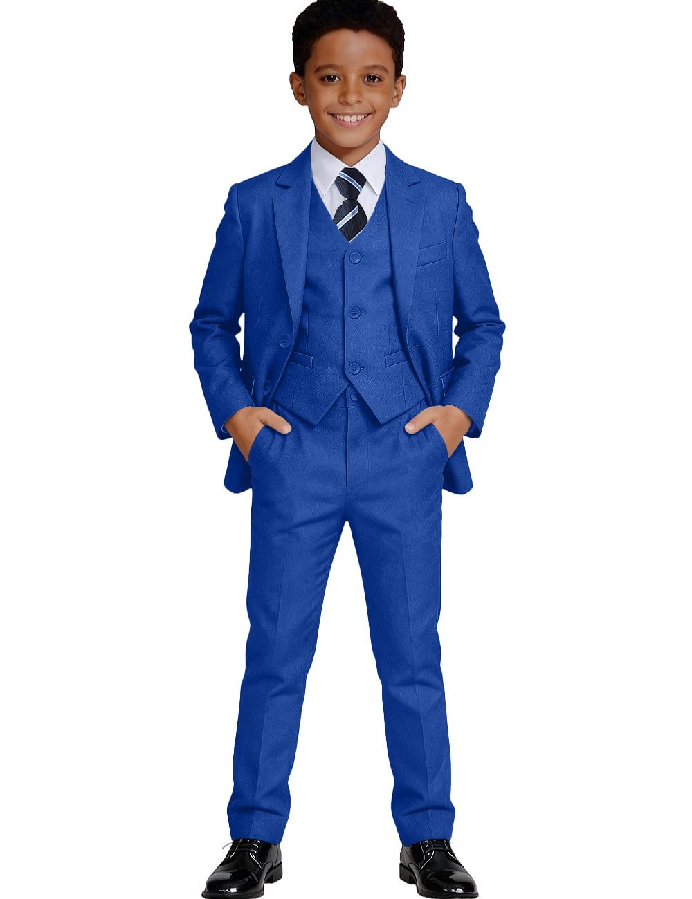 Kids Suits for Boy Toddler Wedding Outfit Slim Fit Black Boys Suit Size 10