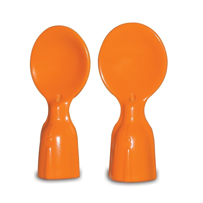 Infantino Couple a Spoons, Baby Food Pouch Toppers with Travel Case, No-Leak Spoons for Baby Puree Food, 2-Pack