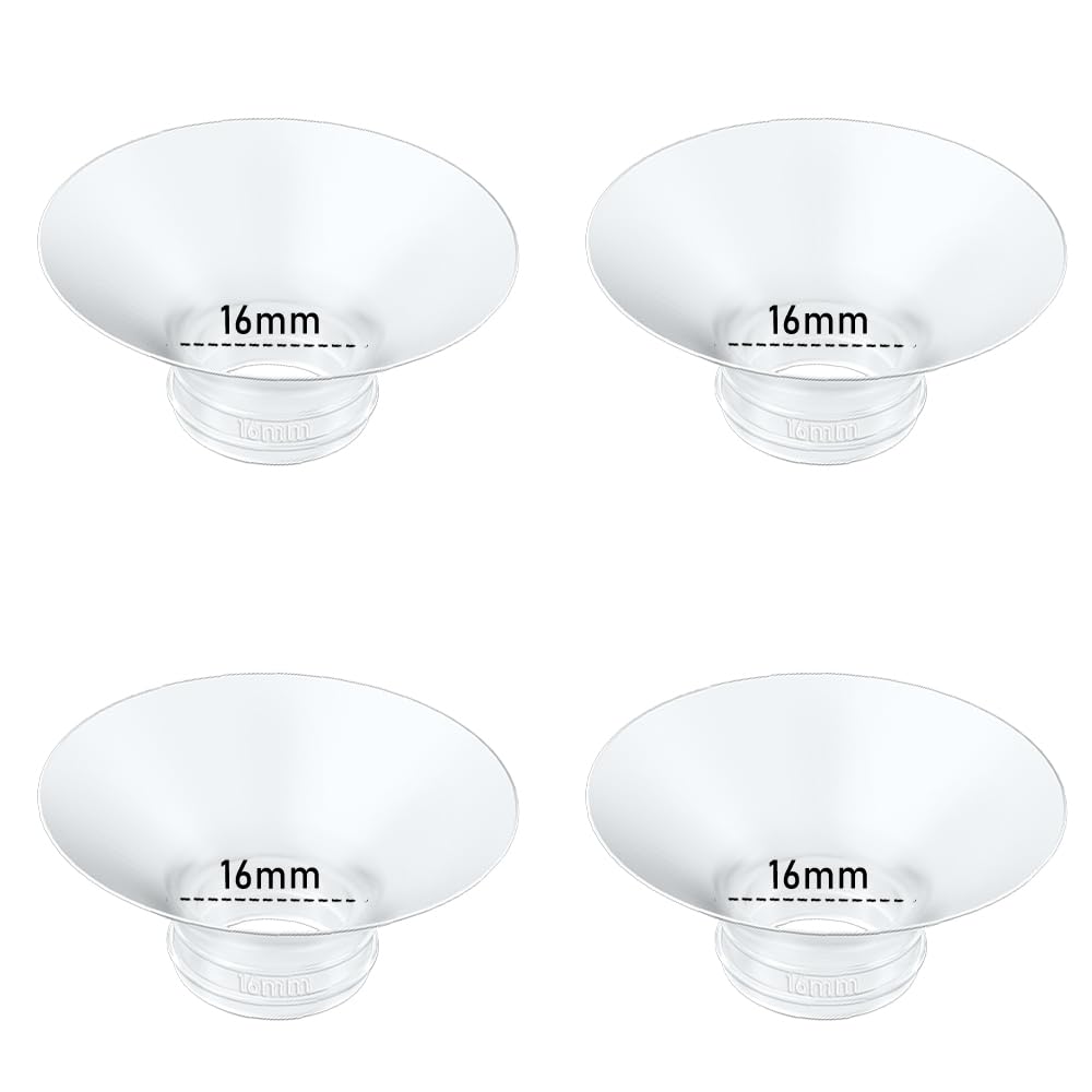 IVARONAL Flange Insert 2PCS 14mm Compatible with Momcozy M9/M6/M5/S12 Pro/V1 Pro/V2 pro, Spectra/Medela/Elvie/NCVI/TSRETE/eufy/Lansinoh/Paruu/MomMed Breast Pump 24mm Shields/Flanges (2pcs-14mm)