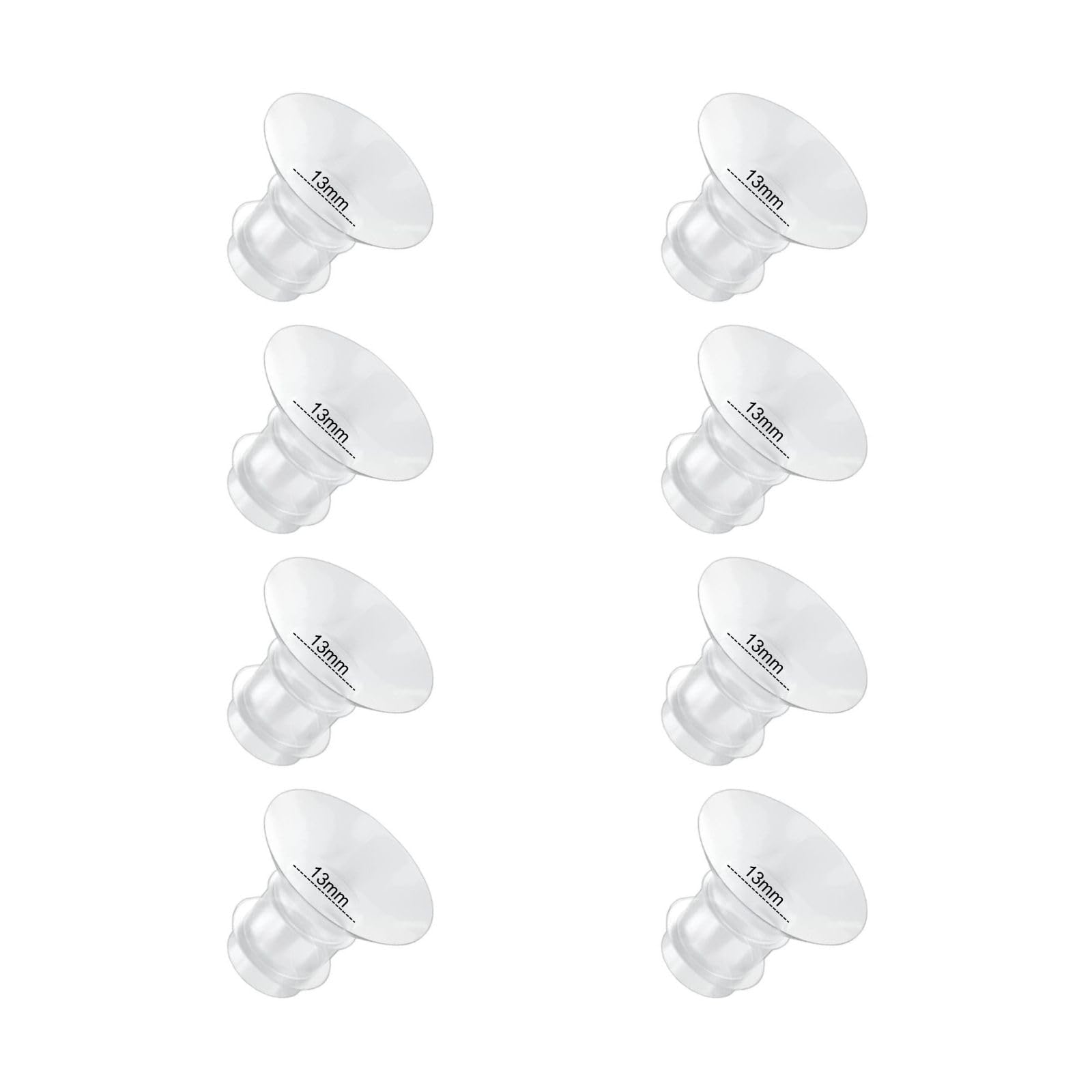 Flange Inserts 13mm 8PC Compatible with Momcozy S12 pro/S9 pro/S9/S10/S12/Medela/TSRETE/Spectra/Bellababy etc 24mm Wearable Breast Pump, Reduce 24mm Tunnel Down to Correct Size