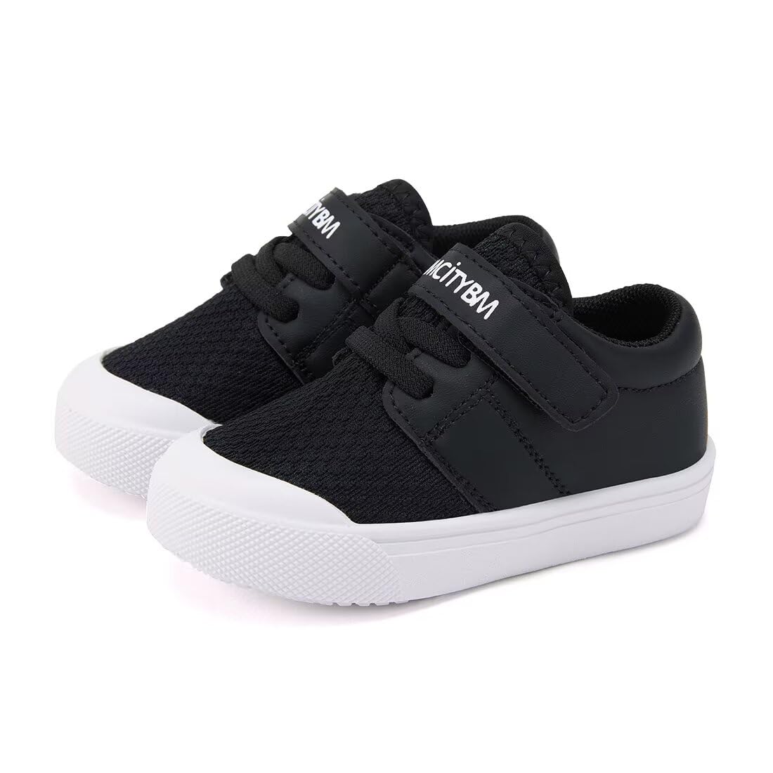 BMCiTYBM Baby Walking Shoes First Infant Sneakers Black Size 12-18 Months