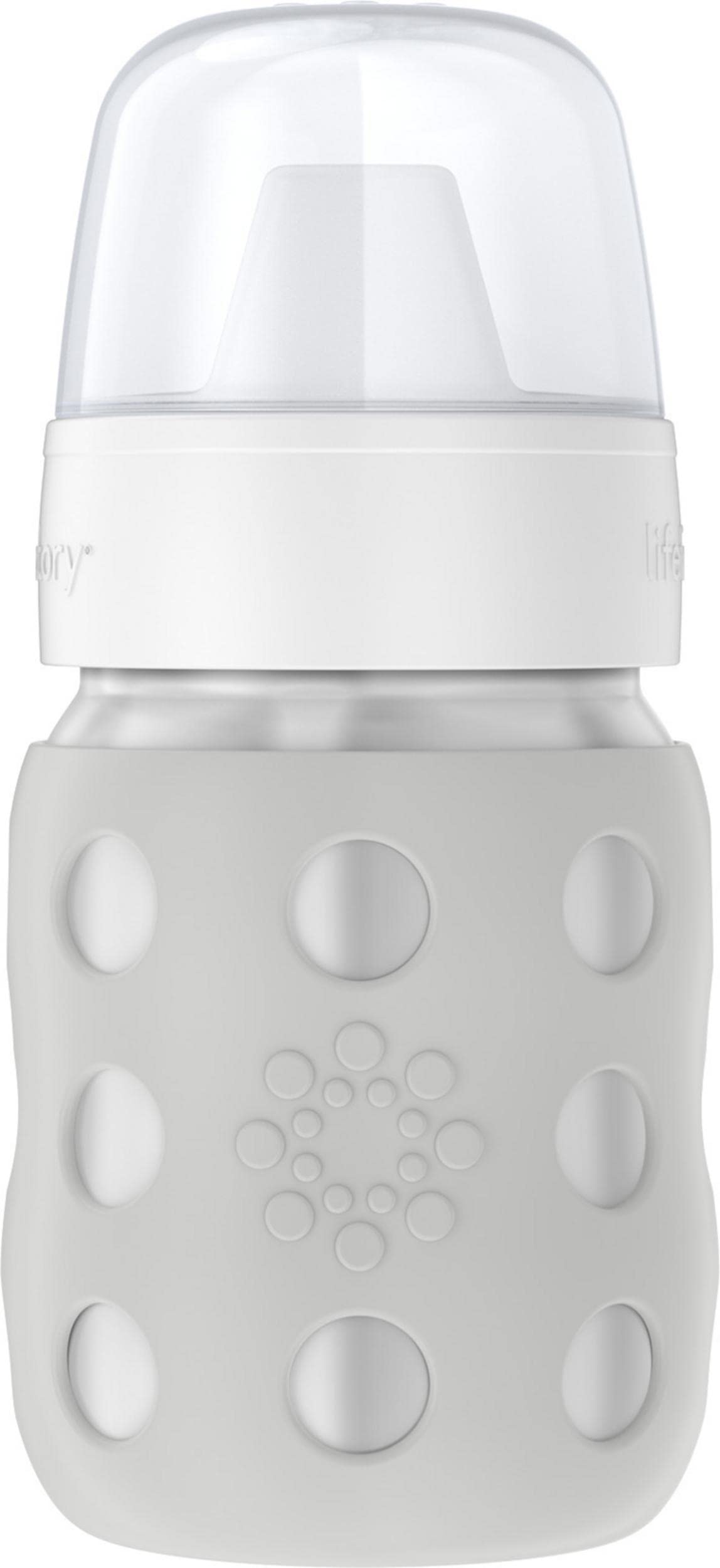 Lifefactory 8oz Stainless Steel Hard Sippy Bottle, Desert Rose