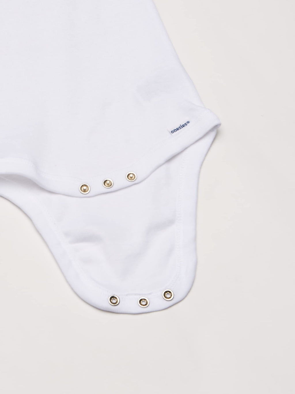 Gerber Baby 5-Pack Solid Onesies Bodysuits, White, 18 Months